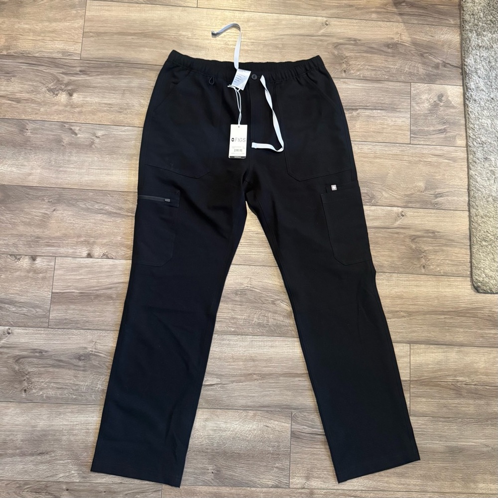FIGS Scrubs Black Men's Pants
